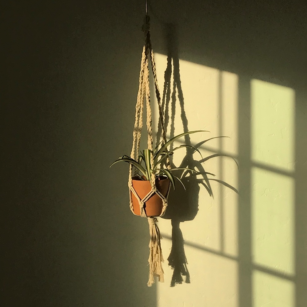 FAIR TRADE macramé plant hanger